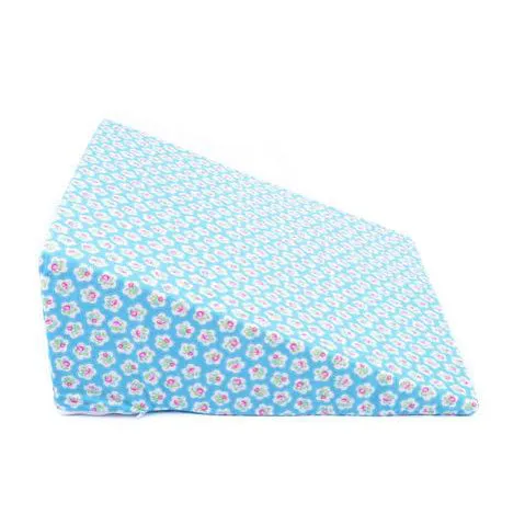 3 in 1 Patterned Bed Wedge - Teal daisy