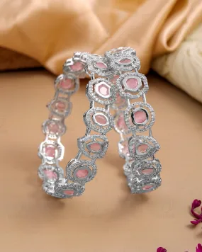 Aafiya Pair of Cz Bangles