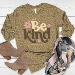 Always Be Kind 3/4 Sleeve V-Neck