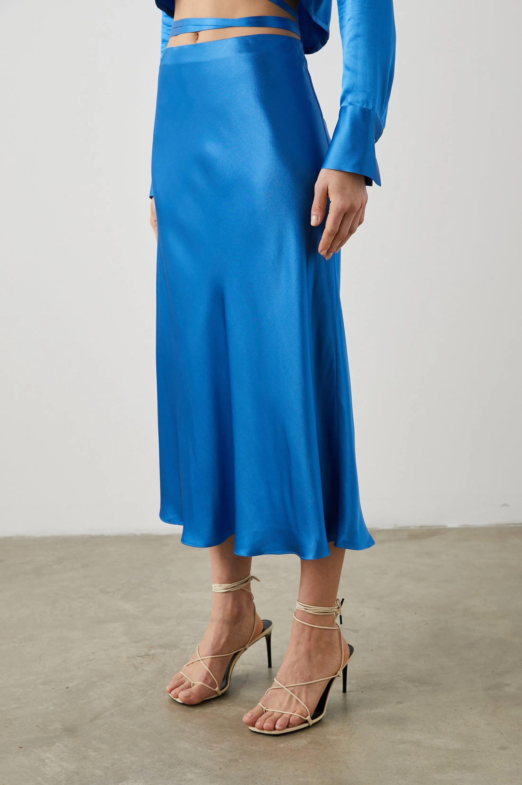 ANYA SKIRT - COBALT