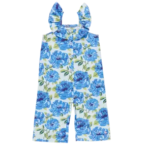 Baby Girls Ana Jumper - Blue Peonies