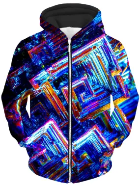 Bismuth Unisex Zip-Up Hoodie