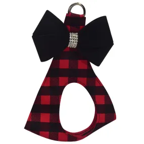 Black Nouveau Bow Step In Harness