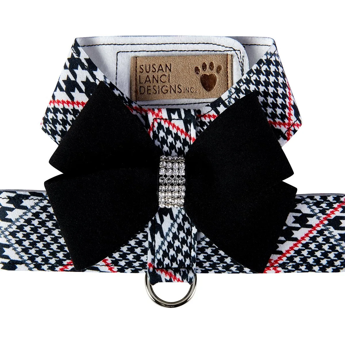 Black Nouveau Bow Tinkie Harness