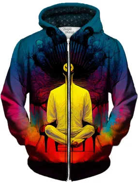 Blank Requiem Unisex Zip-Up Hoodie