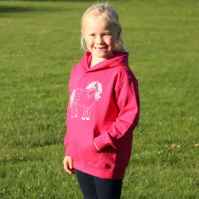 British Country Collection Twinkle Pony Glitter Hoodie