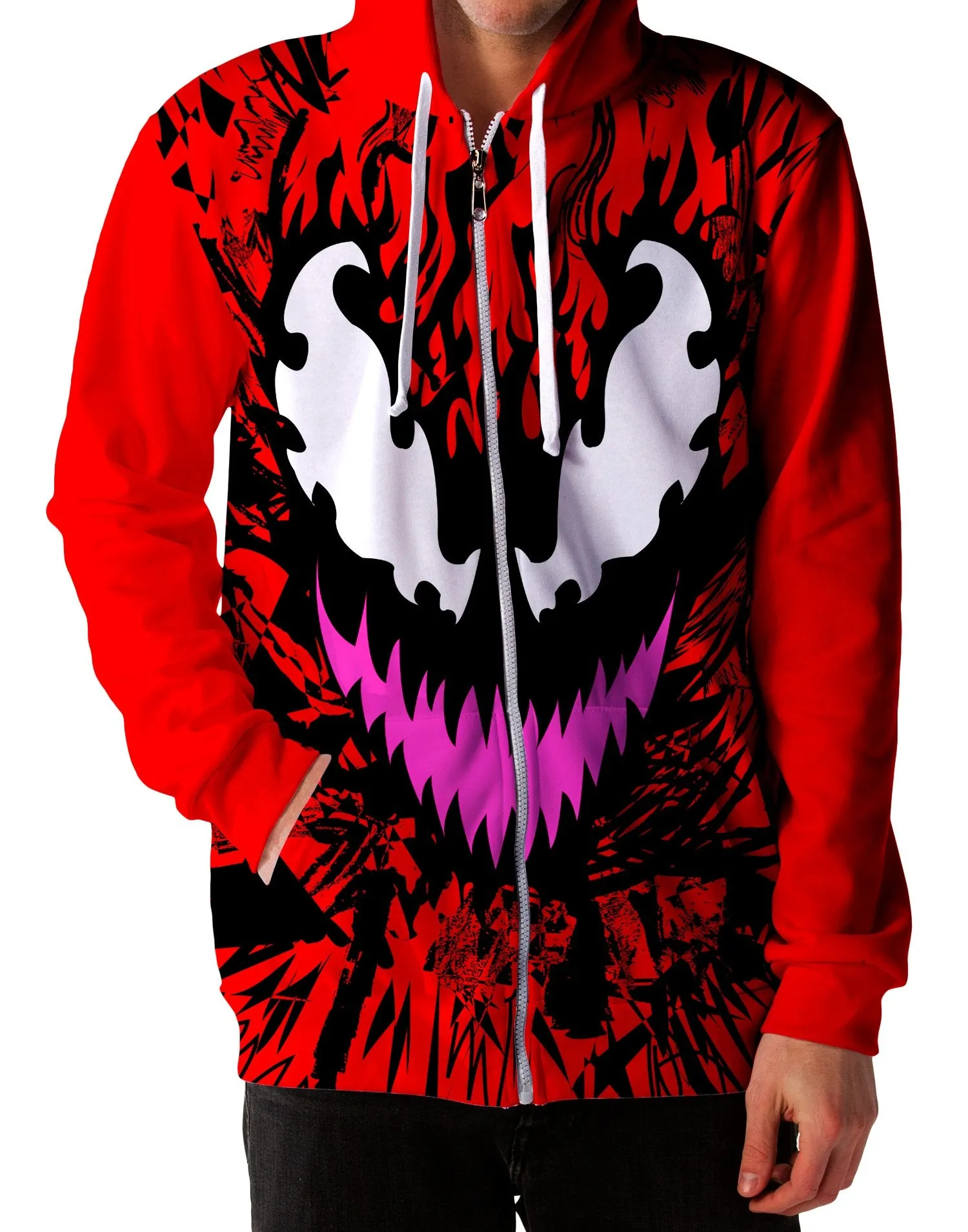 Carnage Unisex Zip-Up Hoodie