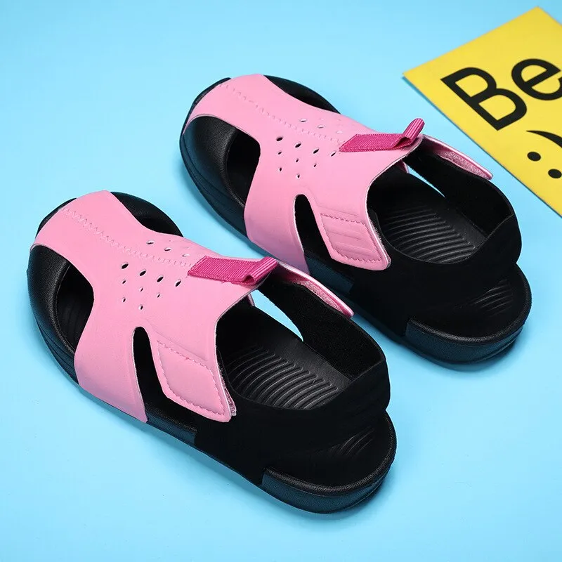 Children Functional Sandals Kids Airplane Shoes Summer Baby Beach Boys and Girls Cool Barefoot Sandals