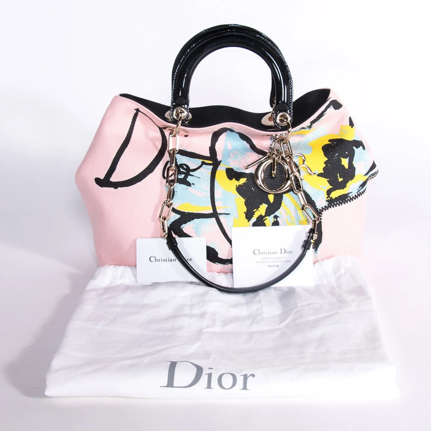 Christian Dior D-Light Canvas Bag