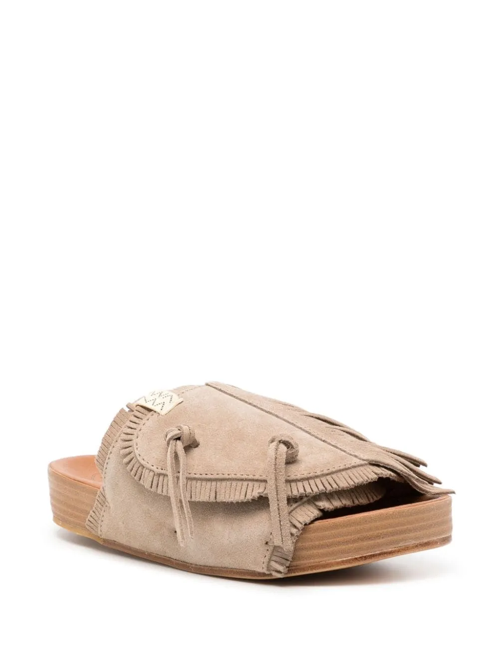 Christo Shaman-Folk Leather Flat Sandals