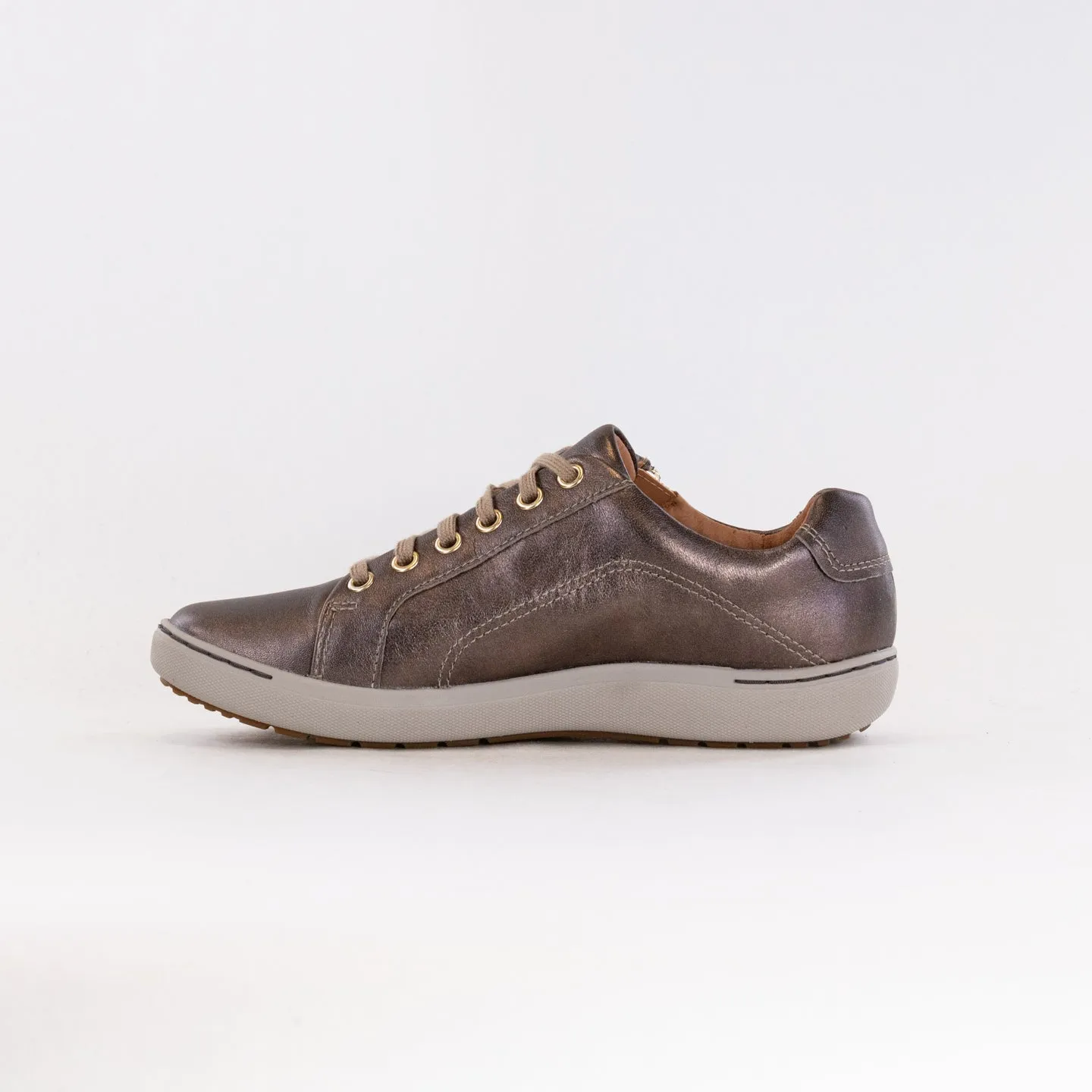 Clarks Nalle Lace (Women's) - Bronze Metallic Leather