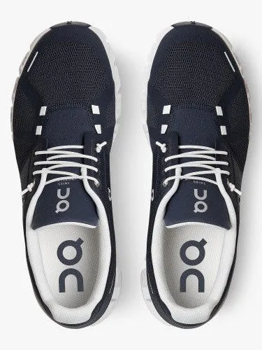 Cloud 5 Running Shoe - Midnight & White