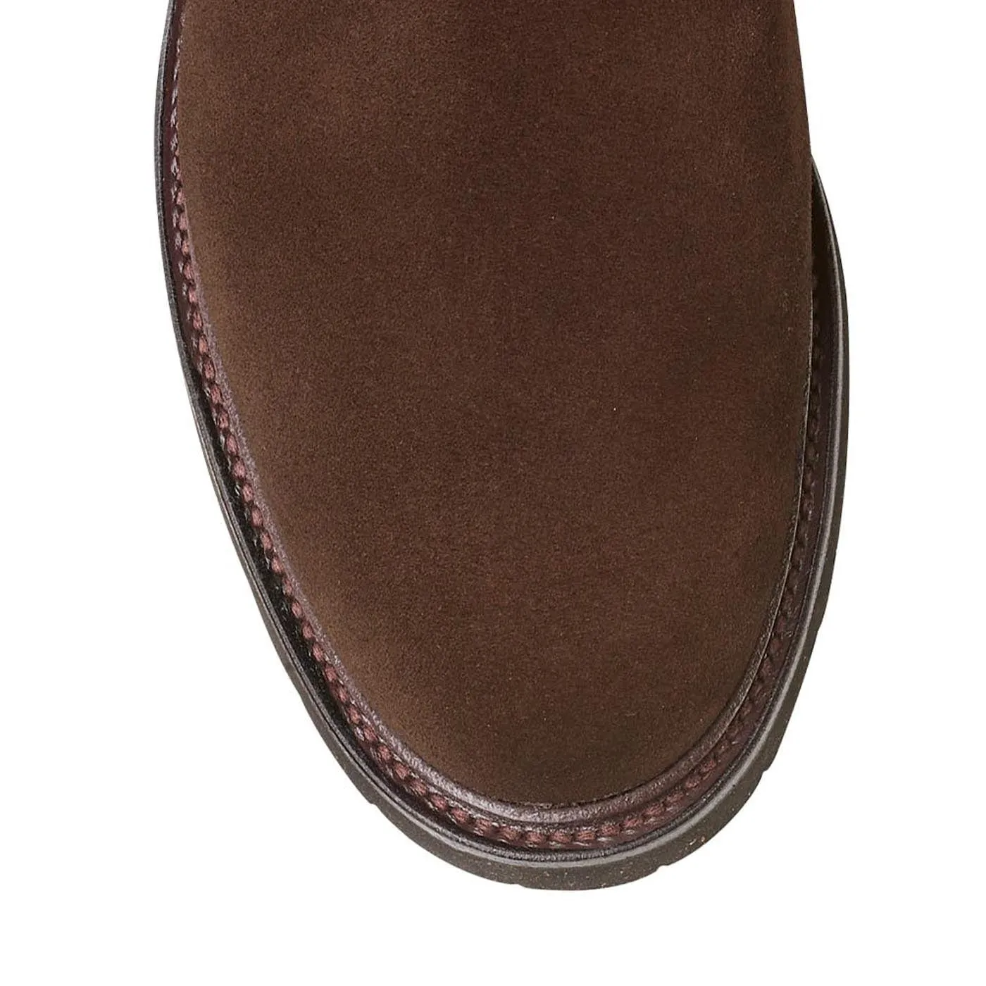 Elgin Dark Brown Suede