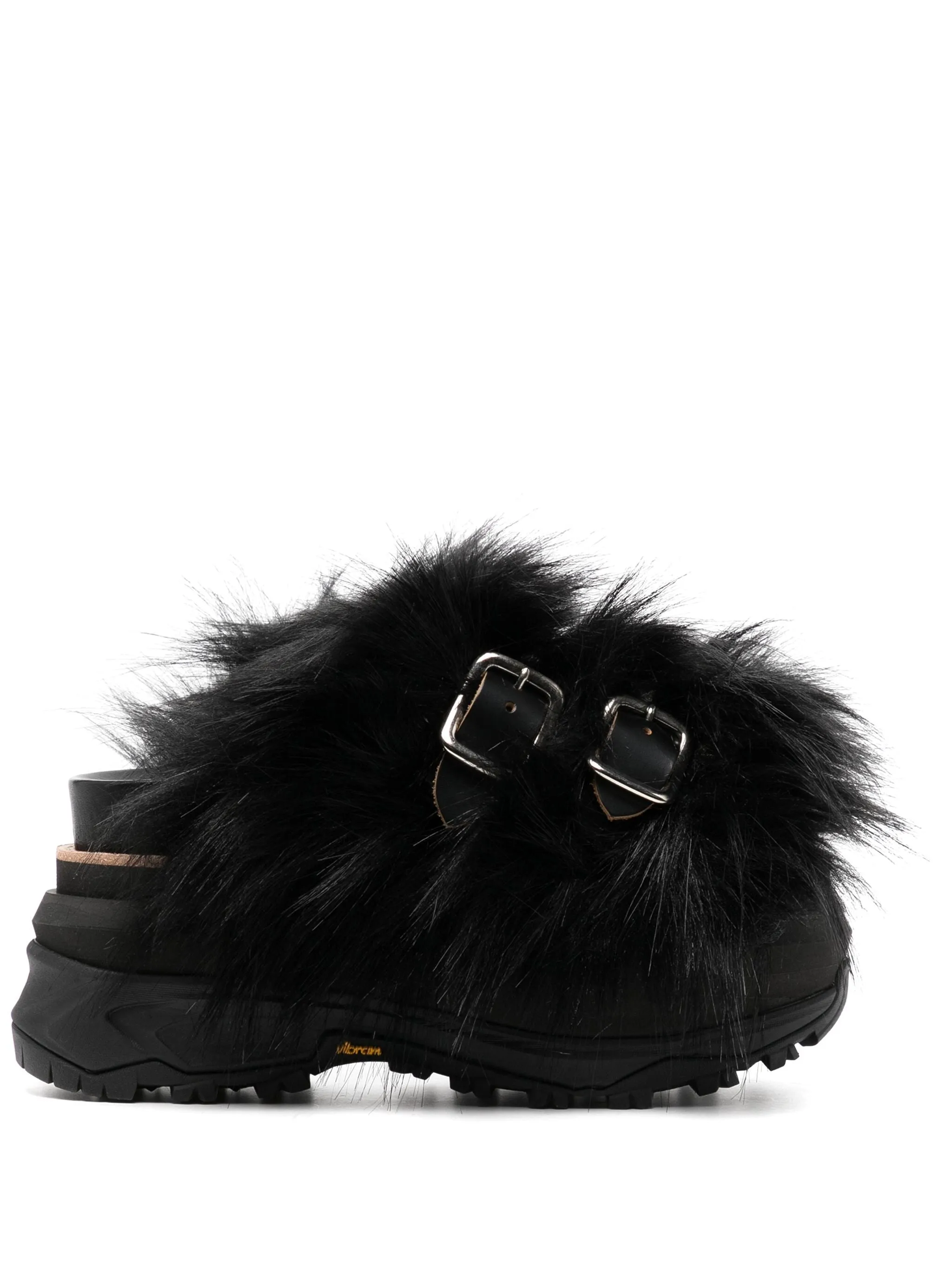 Faux Fur Sandals