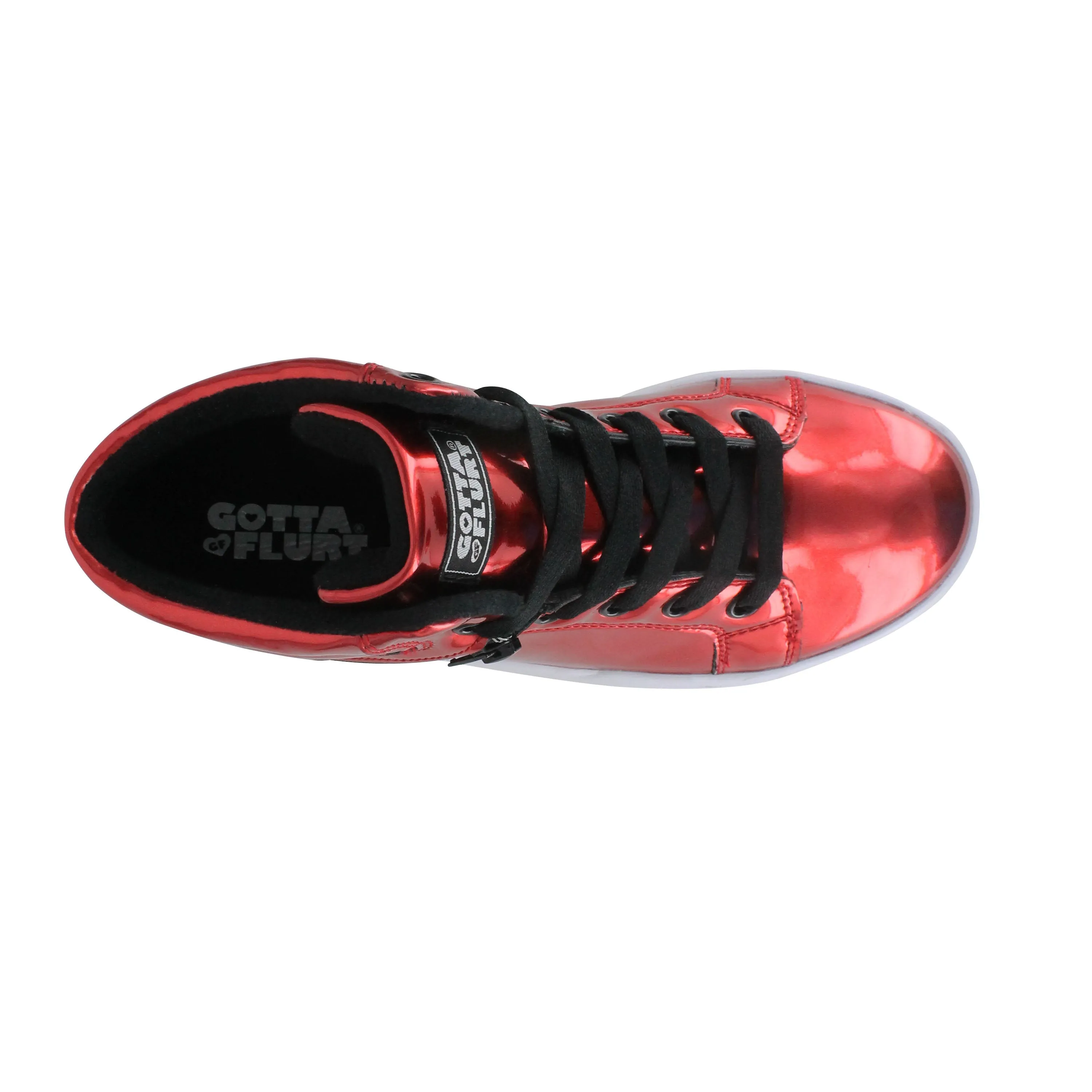 Gotta Flurt Women's Gamma II Red Hip Hop Fashion Dance Sneaker