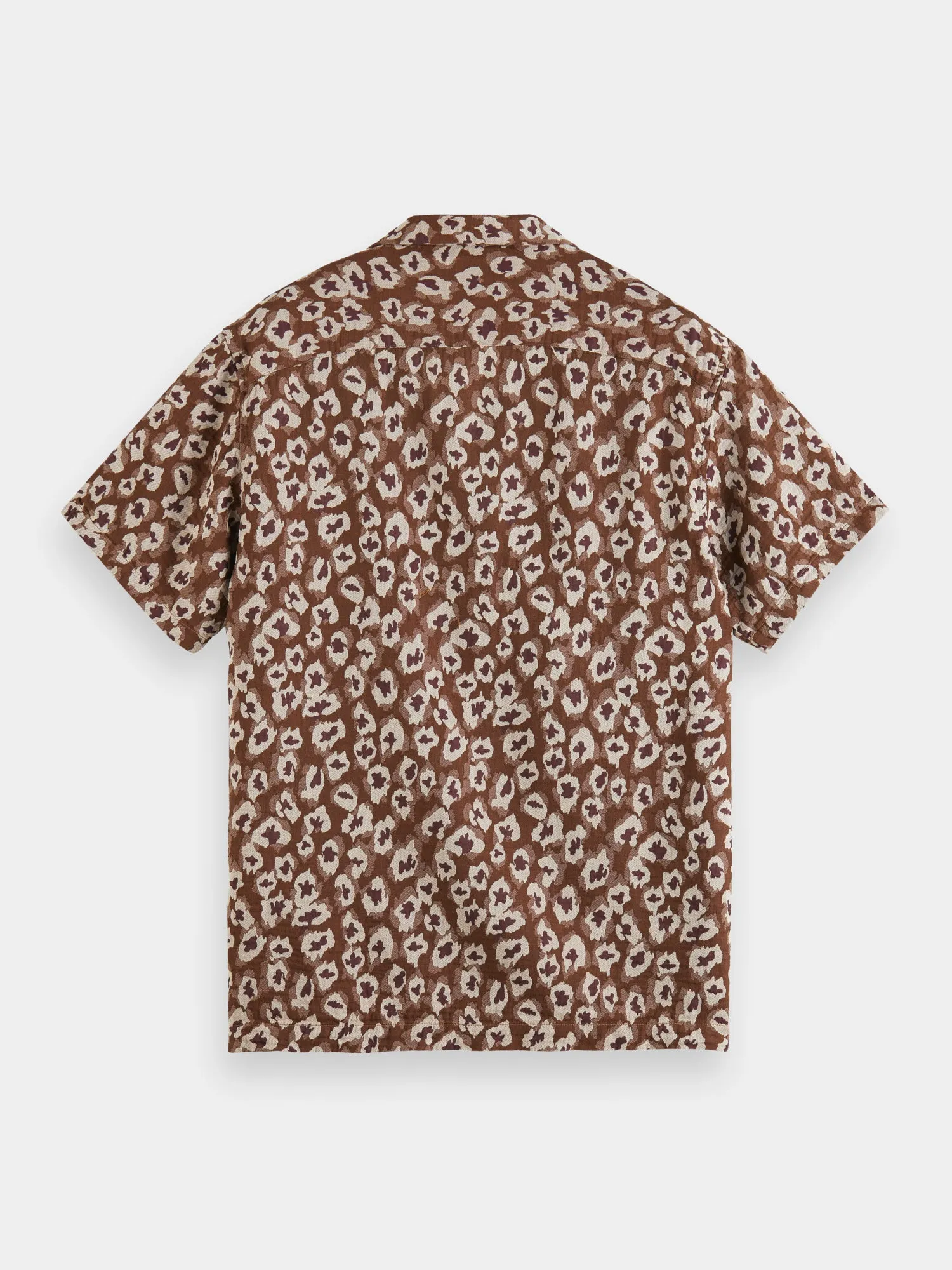 Jacquard camp shirt