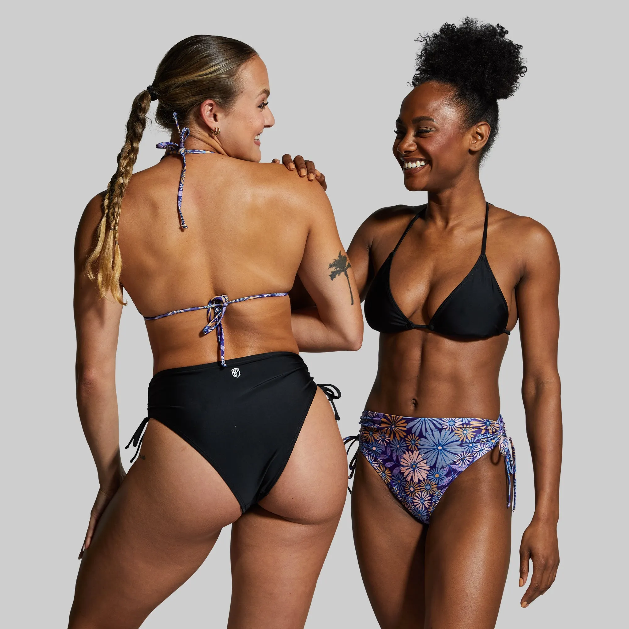 Making Waves Bikini Bottom (Black)