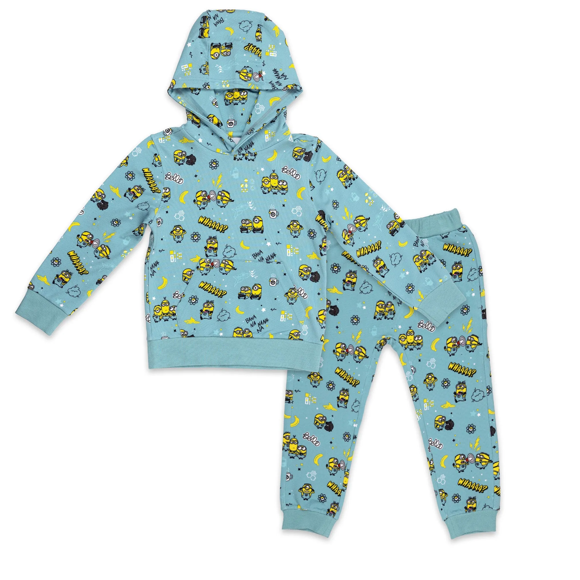 Minions Bello Banana Bamboo Terry Daywear Kids Jogger Set