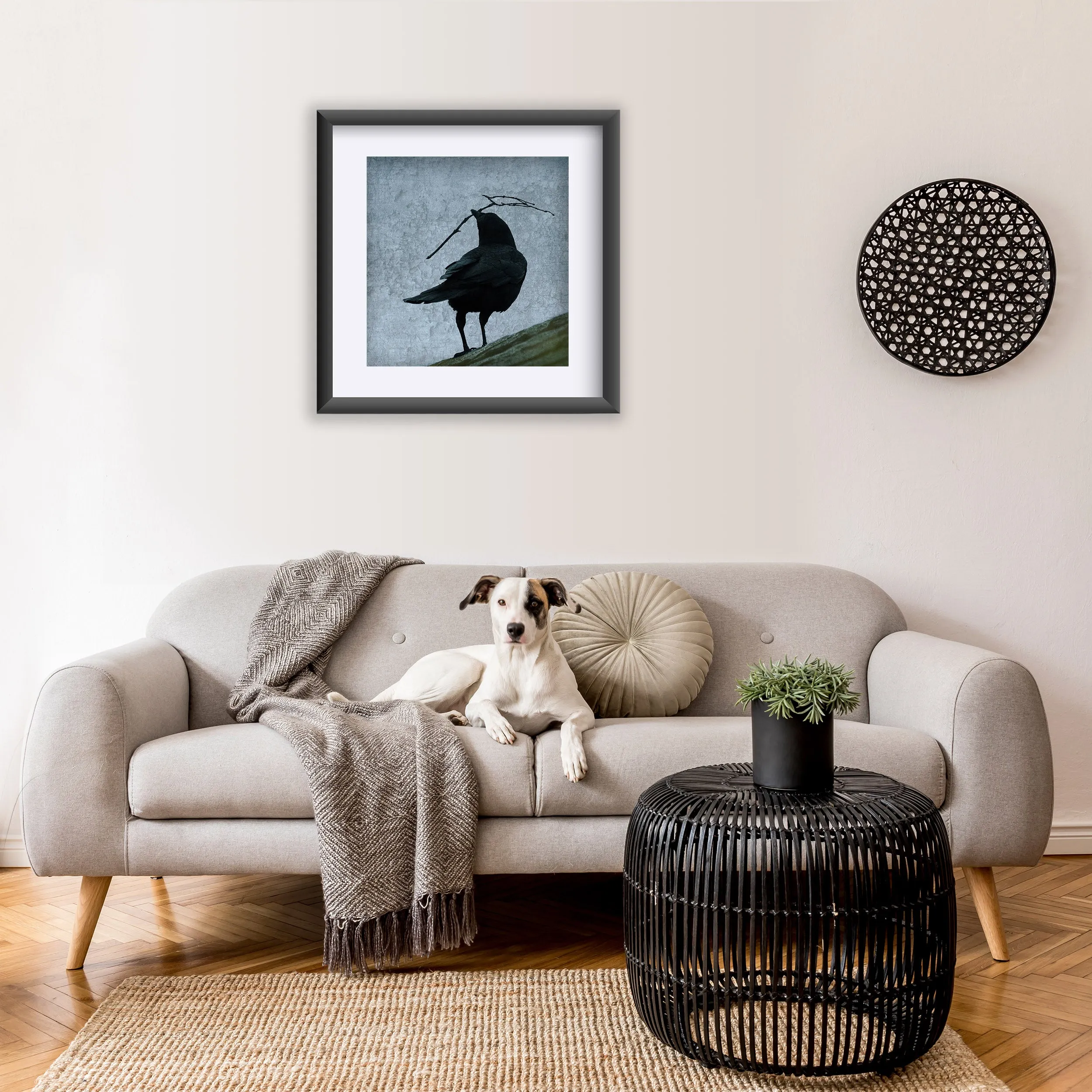 NEST - Fine Art Print, Blue Crow Series