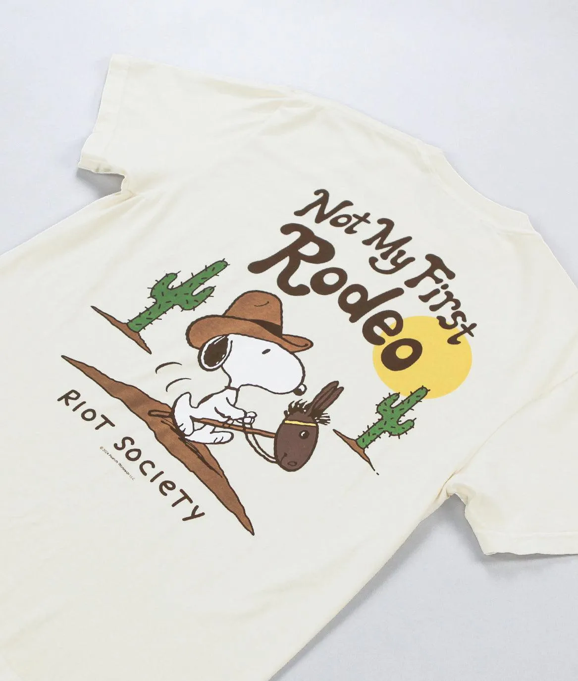 Peanuts Not My First Rodeo Boyfriend Tee