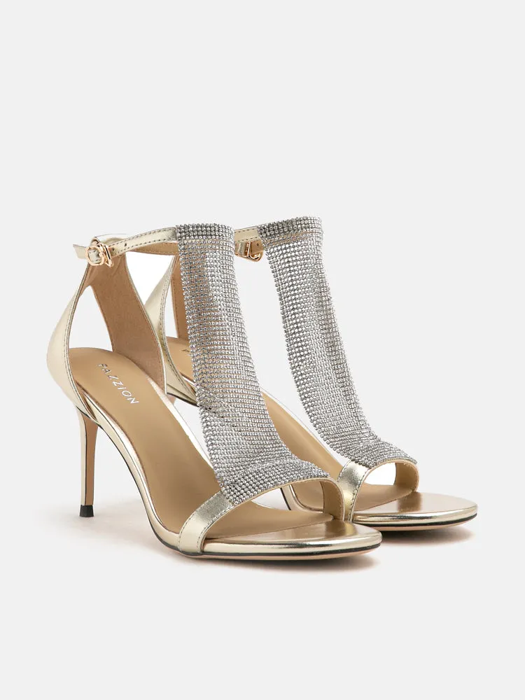 [SALE]Orion Diamante Embellished Strappy Heels