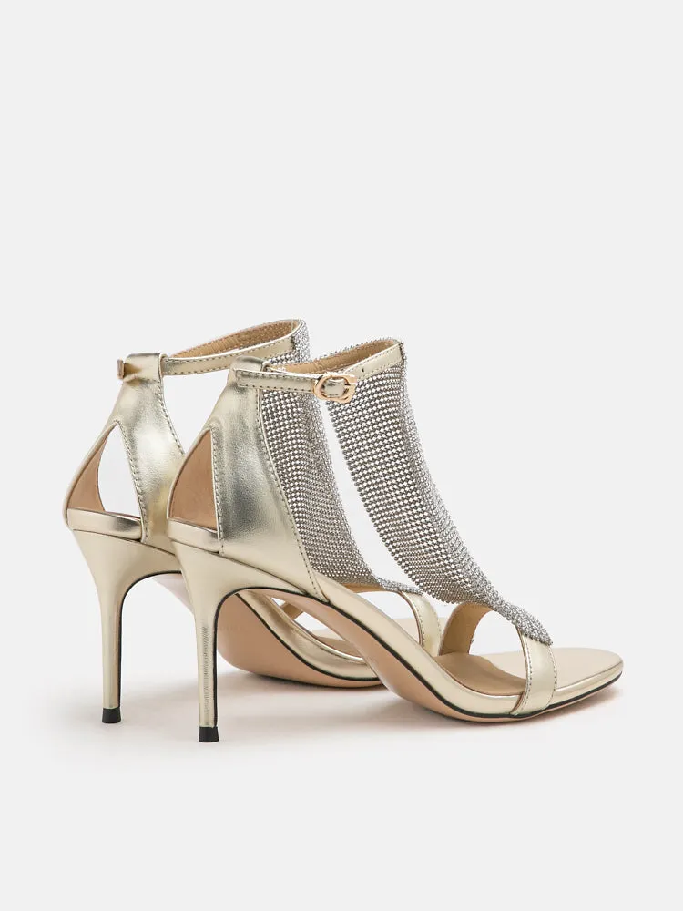 [SALE]Orion Diamante Embellished Strappy Heels